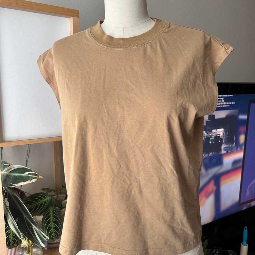 Unbranded Women's Tan and Brown Vest